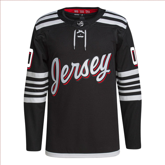 New Jersey Devils adidas  Alternate 2021/22 Primegreen Authentic Custom Jersey - Black adidas