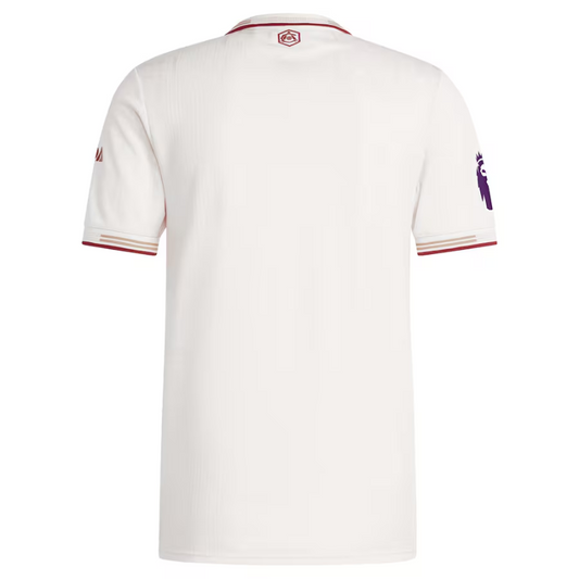 Arsenal adidas 2025/26 Third Custom Jersey - White Adidas