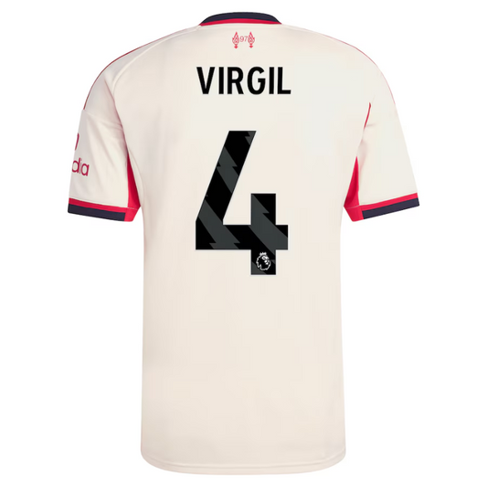 Virgil van Dijk Liverpool adidas 2025/26 Away Player Jersey - White Adidas