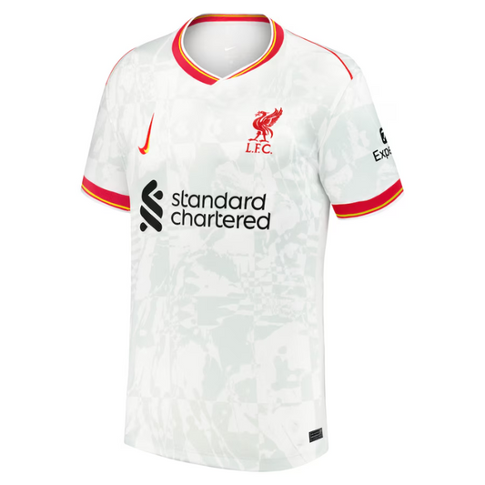 Mohamed Salah Liverpool Nike 2024/25 Third Jersey - White Nike