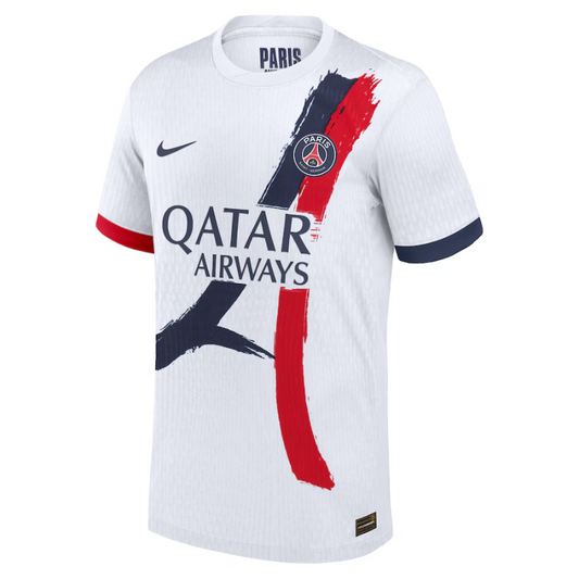 Nike Paris Saint-Germain White 2024/25 Away Authentic Jersey Nike