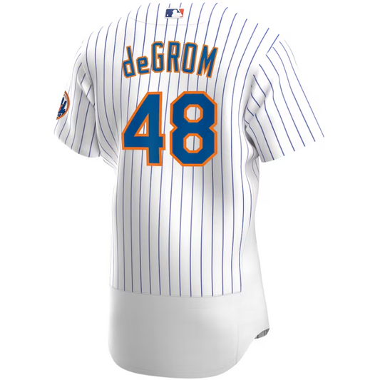 Jacob deGrom New York Mets Nike Home Authentic Player Jersey - White Nike