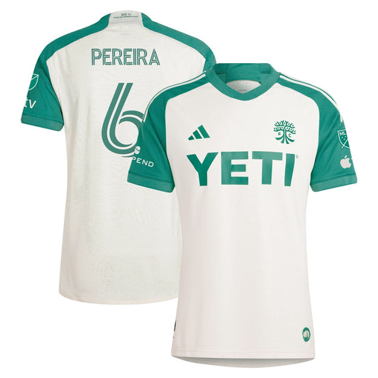 Daniel Pereira Austin FC adidas 2024 The Armadillo Kit Authentic Player Jersey – Tan adidas