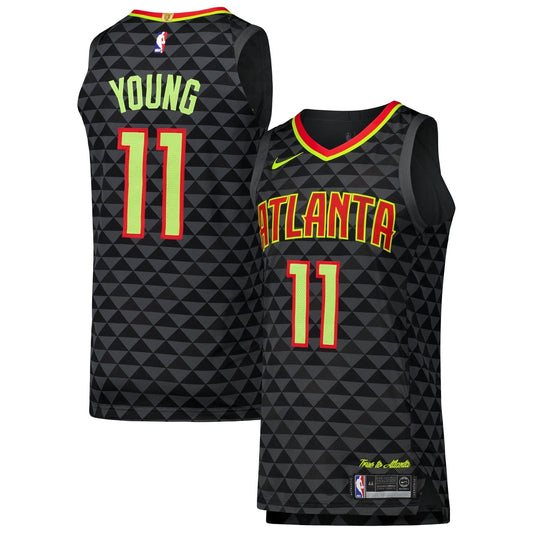 Trae Young Atlanta Hawks Nike Authentic Player Jersey - Icon Edition - Black Nike