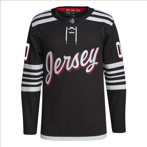 New Jersey Devils adidas  Alternate 2021/22 Primegreen Authentic Custom Jersey - Black adidas