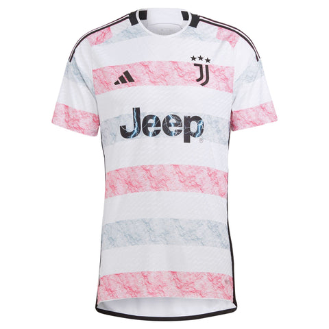 Timothy Weah Juventus adidas 2023/24 Away Authentic Jersey - White adidas