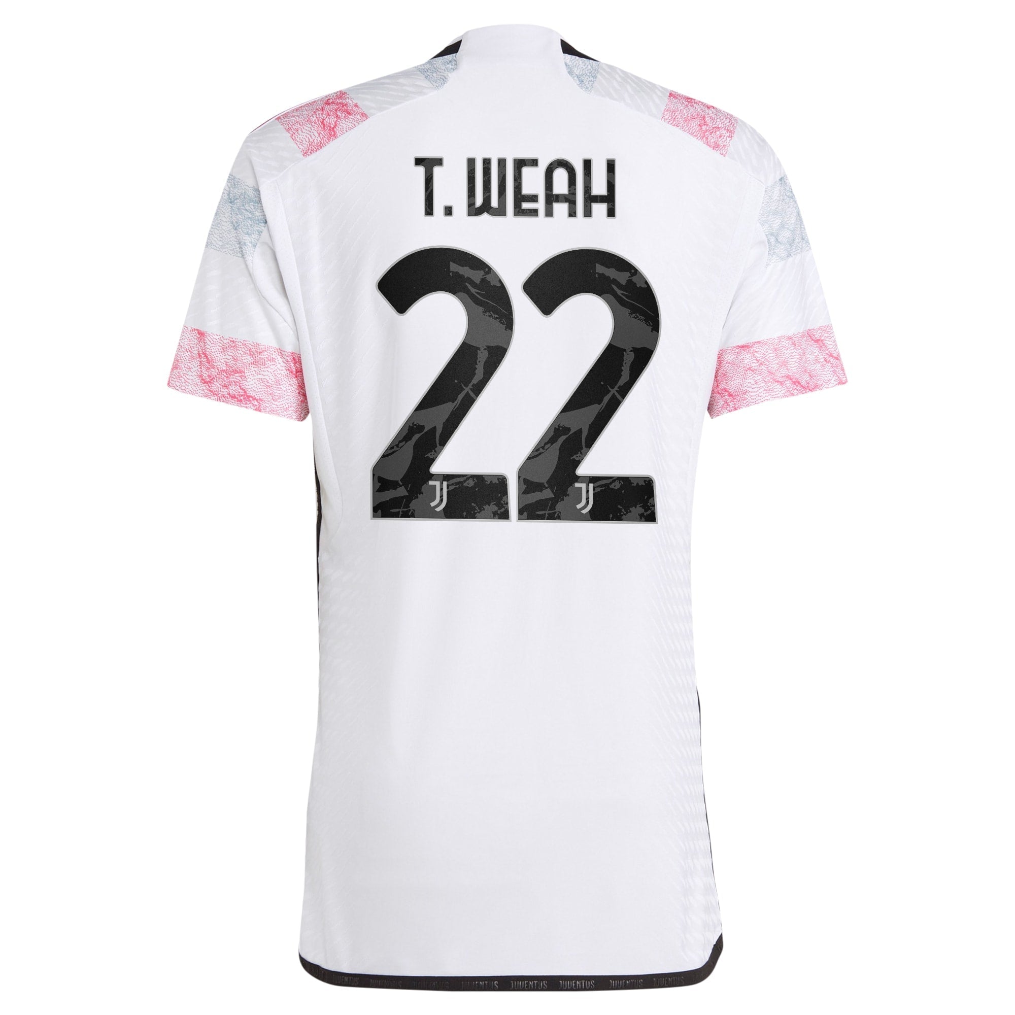 Timothy Weah Juventus adidas 2023/24 Away Authentic Jersey - White adidas