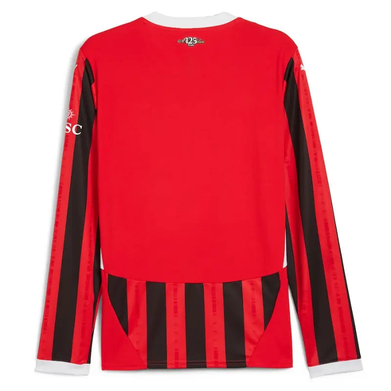 AC Milan Puma 2024/25 Home Long Sleeve Jersey - Red Puma
