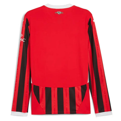 AC Milan Puma 2024/25 Home Long Sleeve Jersey - Red Puma