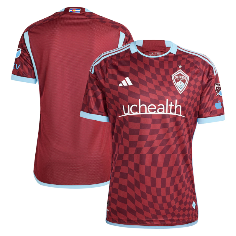 Colorado Rapids Adidas 2024 One Flag Kit Authentic Jersey - Burgundy Adidas