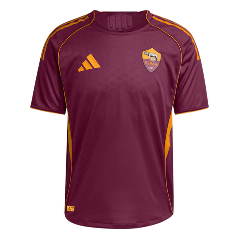 AS Roma adidas 2025/26 Home Authentic Jersey - Red Adidas