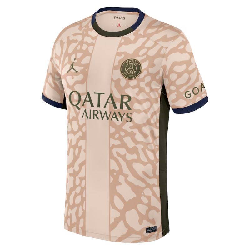 Achraf Hakimi Paris Saint-Germain Jordan Brand 2023/24 Fourth Stadium Player Jersey – Tan Jordan Brand