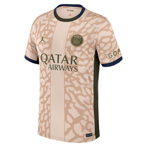 Achraf Hakimi Paris Saint-Germain Jordan Brand 2023/24 Fourth Stadium Player Jersey – Tan Jordan Brand