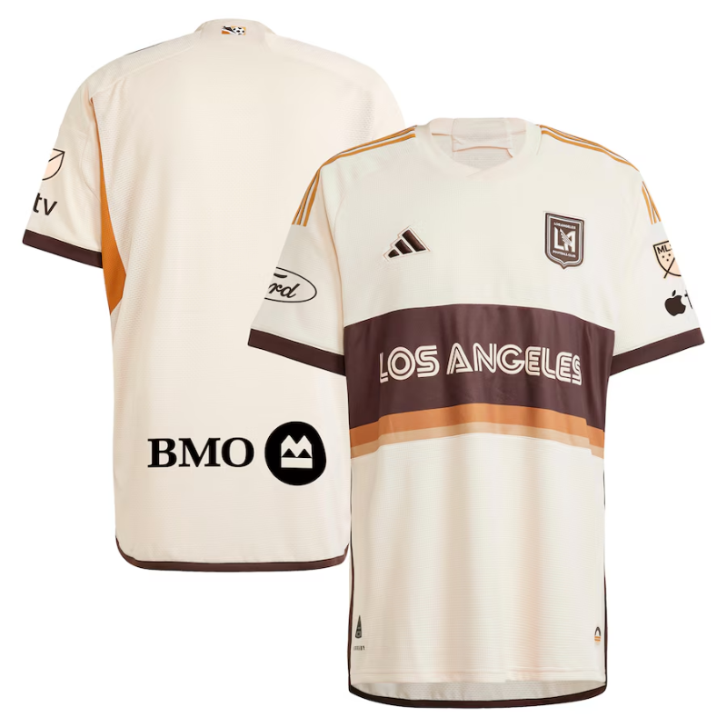 adidas LAFC Tan 2024 Archive Authentic Jersey Adidas
