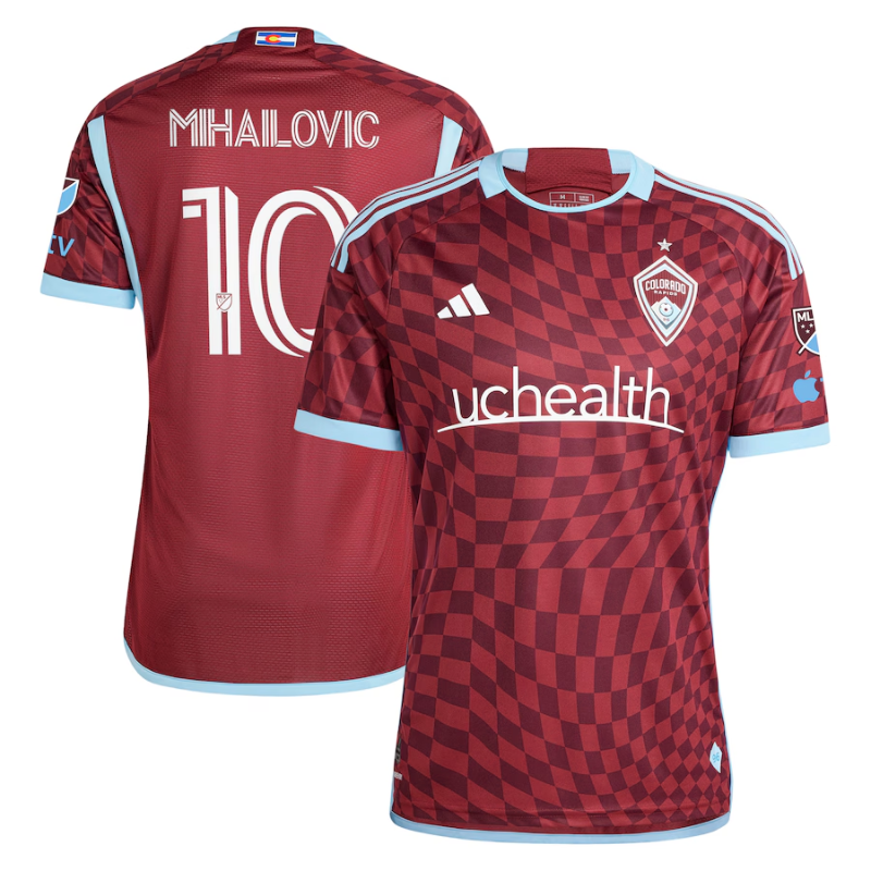 Djordje Mihailovic Colorado Rapids adidas 2024 One Flag Kit Authentic Player Jersey - Burgundy Adidas