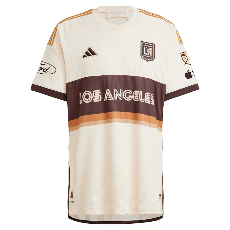 adidas LAFC Tan 2024 Archive Authentic Jersey Adidas