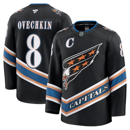 TJ Oshie Washington Capitals Fanatics Premium Jersey - Black Fanatics