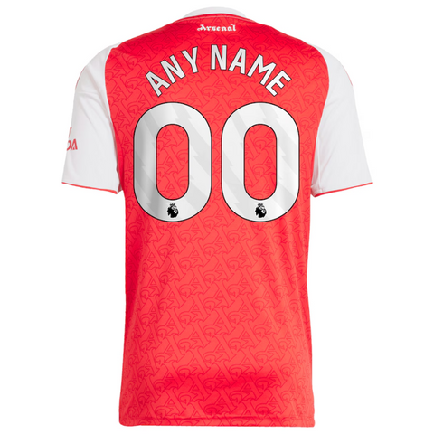 Arsenal adidas 2025/26 Home Custom Jersey - Red Adidas