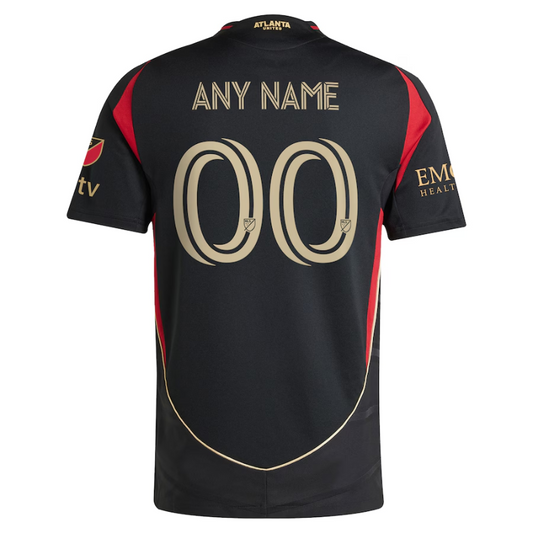 Atlanta United FC adidas 2025 The Connector Authentic Custom Jersey - Black adidas