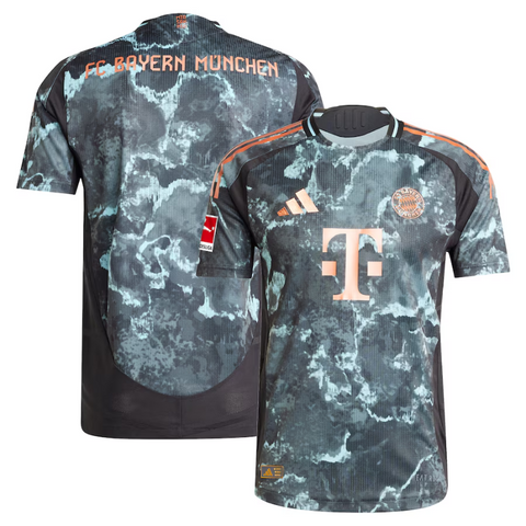 Bayern Munich adidas 2024/25 Away Jersey - Black Adidas