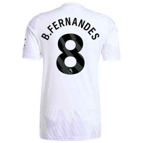 Bruno Fernandes Manchester United adidas 2025/26 Away Player Jersey - White Adidas