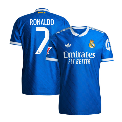 Cristiano Ronaldo Real Madrid adidas 2025/26 Third Player Jersey - Blue Adidas