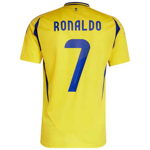 Cristiano Ronaldo Al-Nassr FC adidas 2024/25 Home Player Jersey - Yellow Adidas