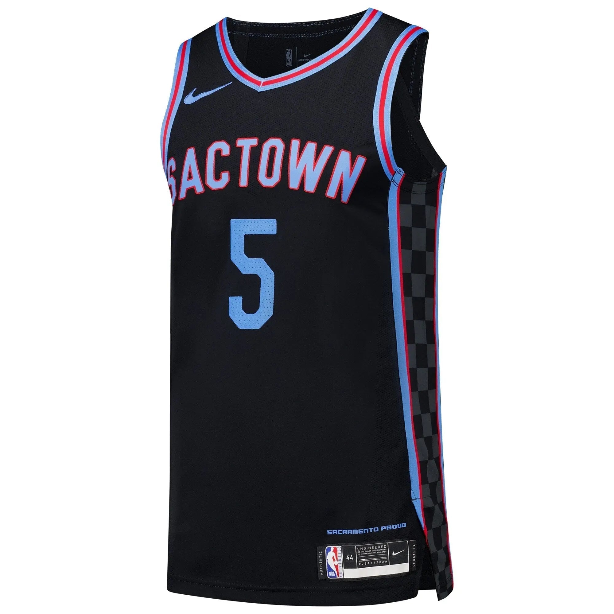 De'Aaron Fox Sacramento Kings Nike Authentic Player Jersey - City Edition - Black Nike