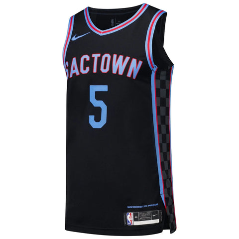 De'Aaron Fox Sacramento Kings Nike Authentic Player Jersey - City Edition - Black Nike