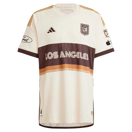 Denis Bouanga LAFC adidas 2024 Archive Authentic Jersey - Tan Adidas
