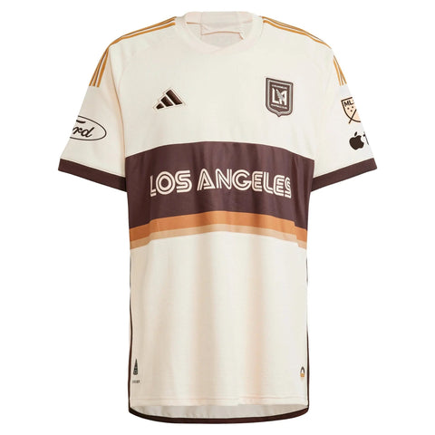 Denis Bouanga LAFC adidas 2024 Archive Authentic Jersey - Tan Adidas