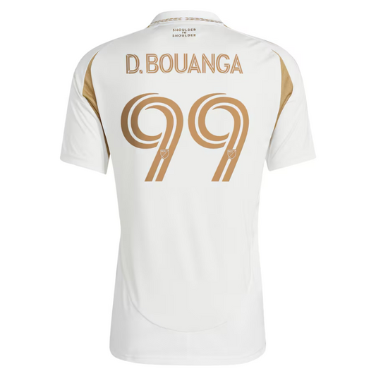 Denis Bouanga LAFC adidas 2025 Secondary Player Jersey - White Adidas