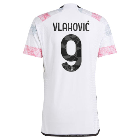 Dušan Vlahović Juventus adidas 2023/24 Away Authentic Jersey - White Adidas