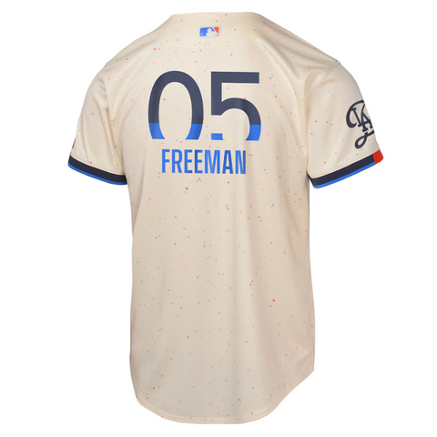 Freddie Freeman Los Angeles Dodgers Nike Youth 2024 City Connect Limited Player Jersey - Cream Nike