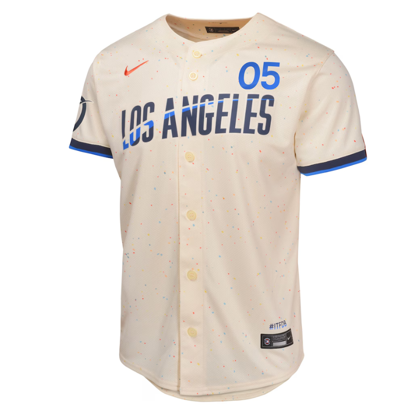 Freddie Freeman Los Angeles Dodgers Nike Youth 2024 City Connect Limited Player Jersey - Cream Nike