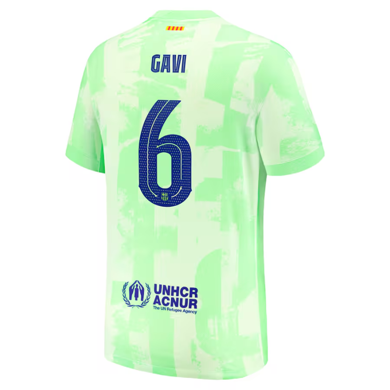 Gavi Barcelona Nike 2024/25 Third Player Jersey - Yellow Nike