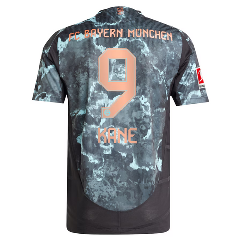 Harry Kane Bayern Munich adidas 2024/25 Away Player Jersey - Black Adidas