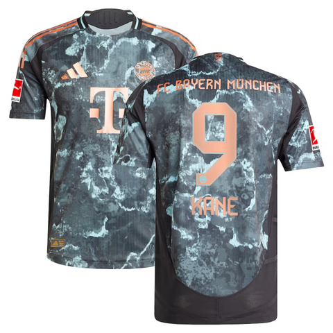 Harry Kane Bayern Munich adidas 2024/25 Away Player Jersey - Black Adidas