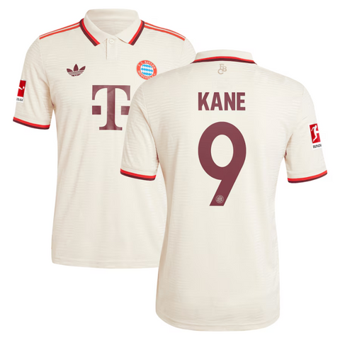 Harry Kane Bayern Munich adidas 2024/25 Third Player Jersey - Cream Adidas