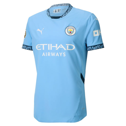 Erling Haaland Manchester City Puma 2024/25 Home Authentic Player Jersey - Light Blue Puma