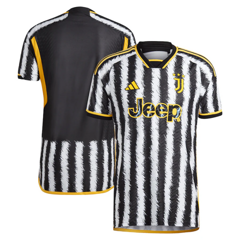 Juventus Adidas 2023/24 Home Authentic Jersey - Black Adidas