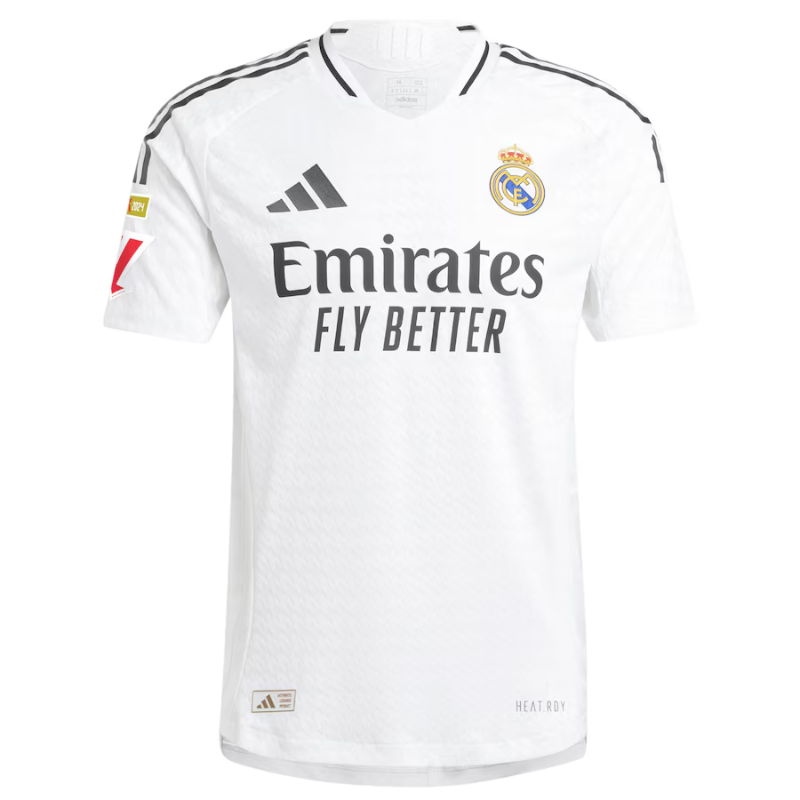 Kylian Mbappé Real Madrid Adidas 2024/25 Home Authentic Player Jersey - White Adidas