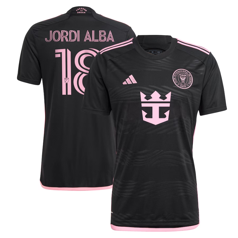 Jordi Alba Ramos Inter Miami CF adidas 2024 La Noche Player Jersey - Black Adidas