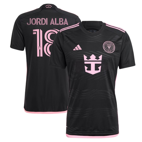 Jordi Alba Ramos Inter Miami CF adidas 2024 La Noche Player Jersey - Black Adidas