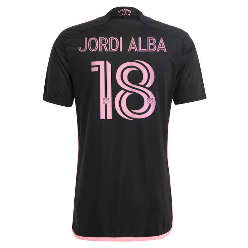 Jordi Alba Ramos Inter Miami CF adidas 2024 La Noche Player Jersey - Black Adidas