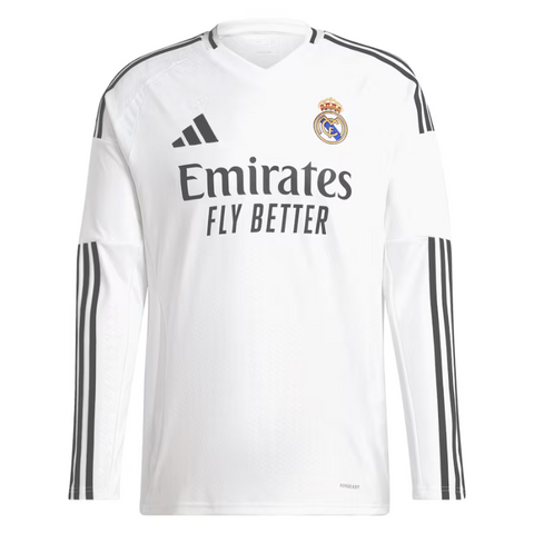 Jude Bellingham Real Madrid adidas 2024/25 Home Long Sleeve Player Jersey - White Adidas