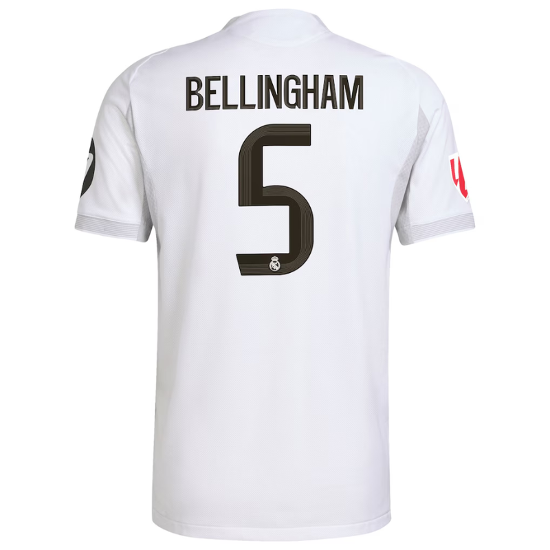 Jude Bellingham Real Madrid adidas 2025/26 Home Authentic Jersey - White Adidas