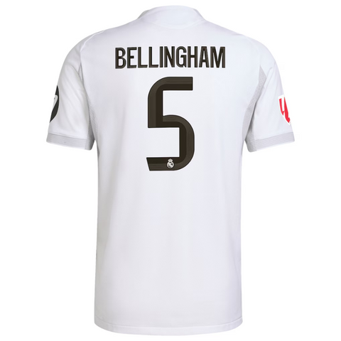 Jude Bellingham Real Madrid adidas 2025/26 Home Authentic Jersey - White Adidas