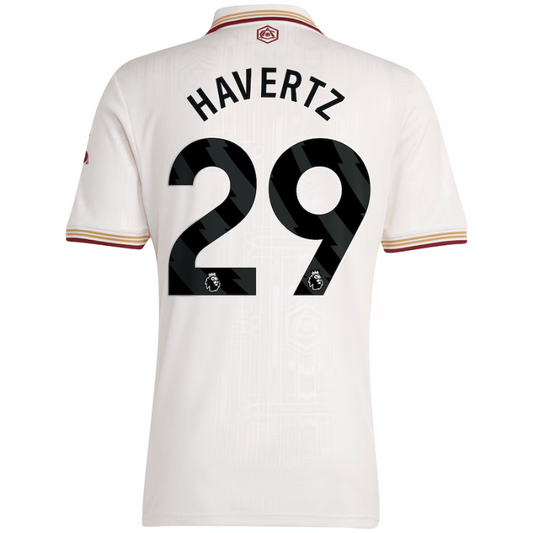 Kai Havertz Arsenal adidas 2025/26 Third Player Jersey - White Adidas