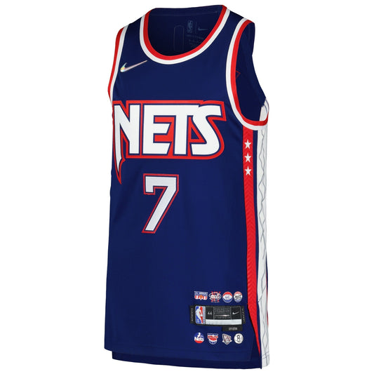Kevin Durant Brooklyn Nets Nike Authentic Player Jersey - City Edition - Blue Nike